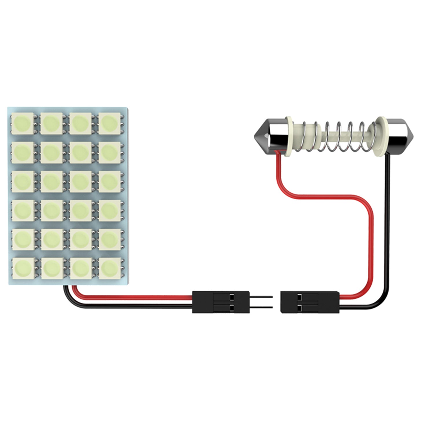 Universal SMD 24PC LED Panel Dome Light