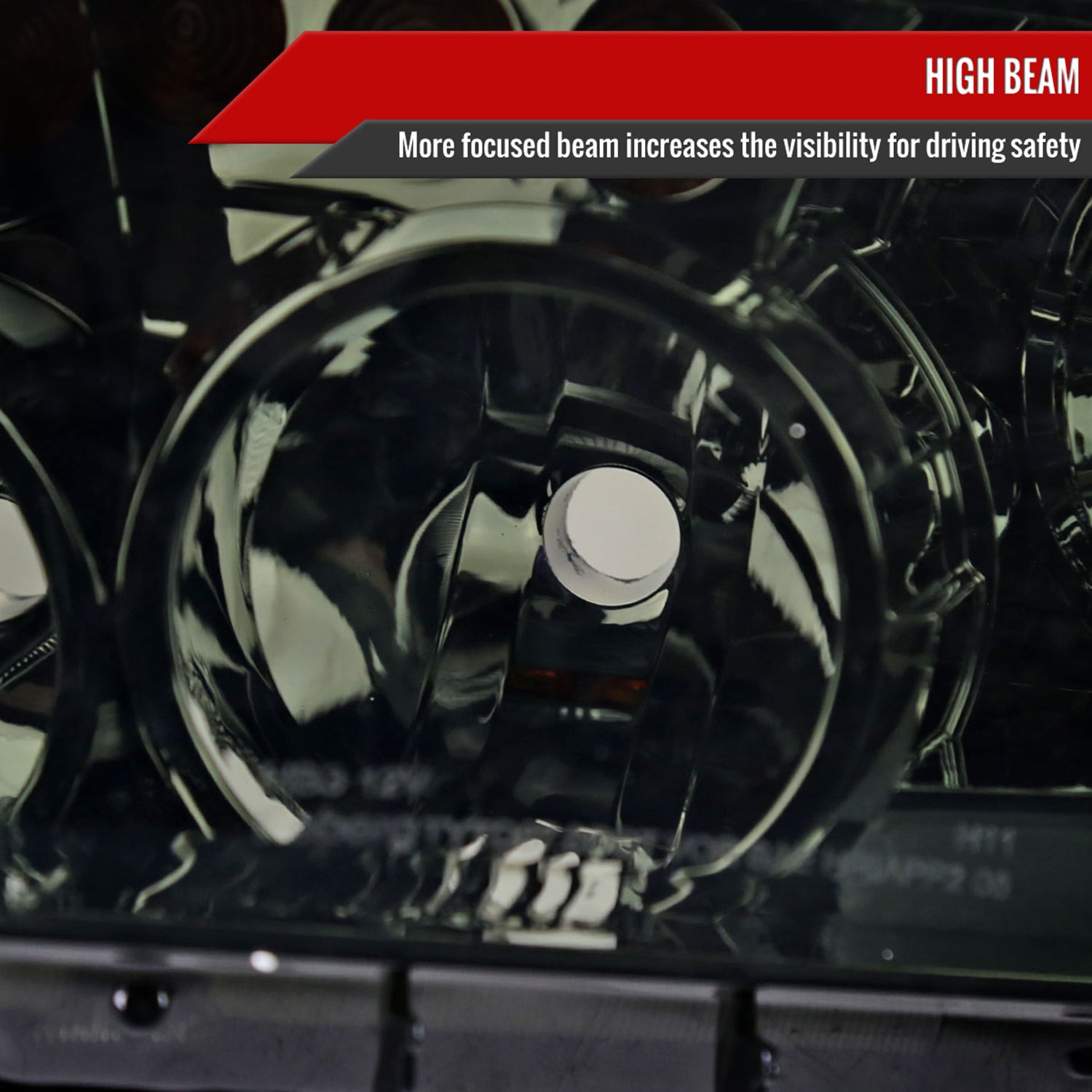 2007-2013 Toyota Tundra/08-2017 Sequoia Retro LED Headlights LED Signal Smoked