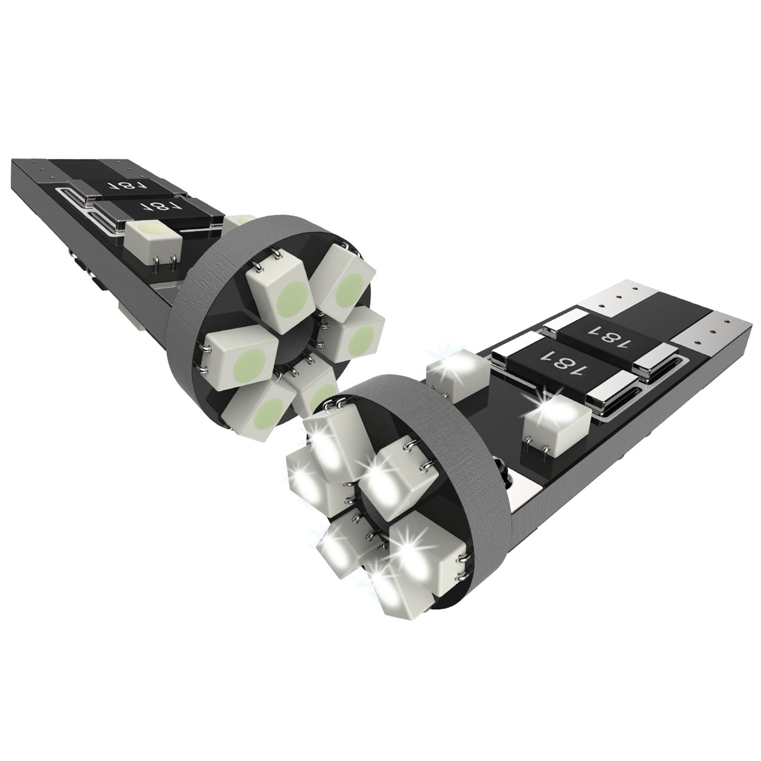 T10 10 SMD LED Bulb w/ Integrated Canbus - 2PC White