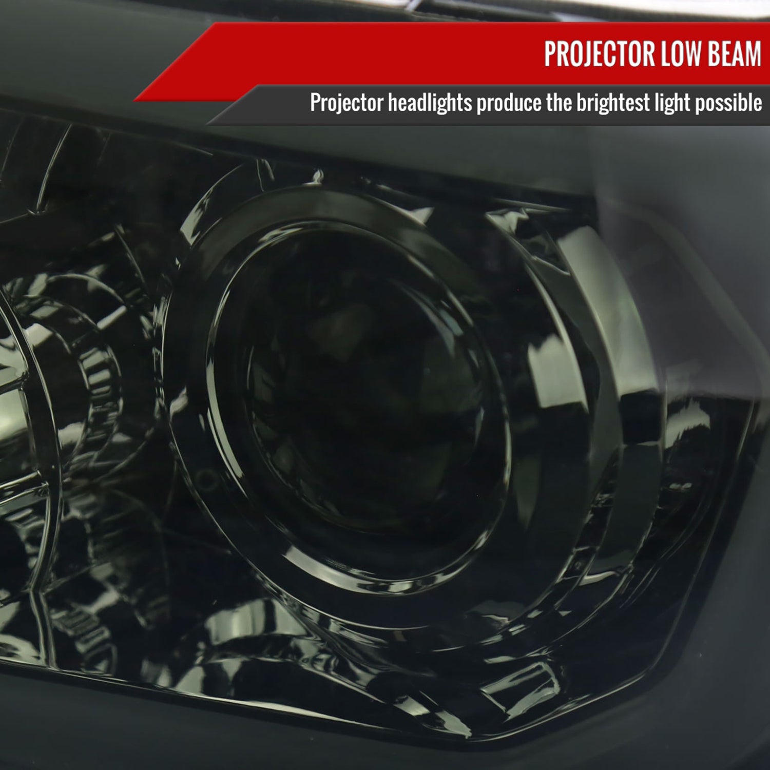 2007-2013 Toyota Tundra/08-2017 Sequoia Retro LED Headlights LED Signal Smoked