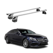 2012-2018 Mercedes Cls Class C218 Roof Rack Cross Bars Silver