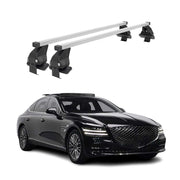 2017-2025 Genesis G80 Roof Rack Cross Bars Silver