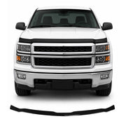 2014-2015 Chevrolet Silverado 1500 Front Bug Shield Hood Deflector 1 Pc Smoke Stick Install
