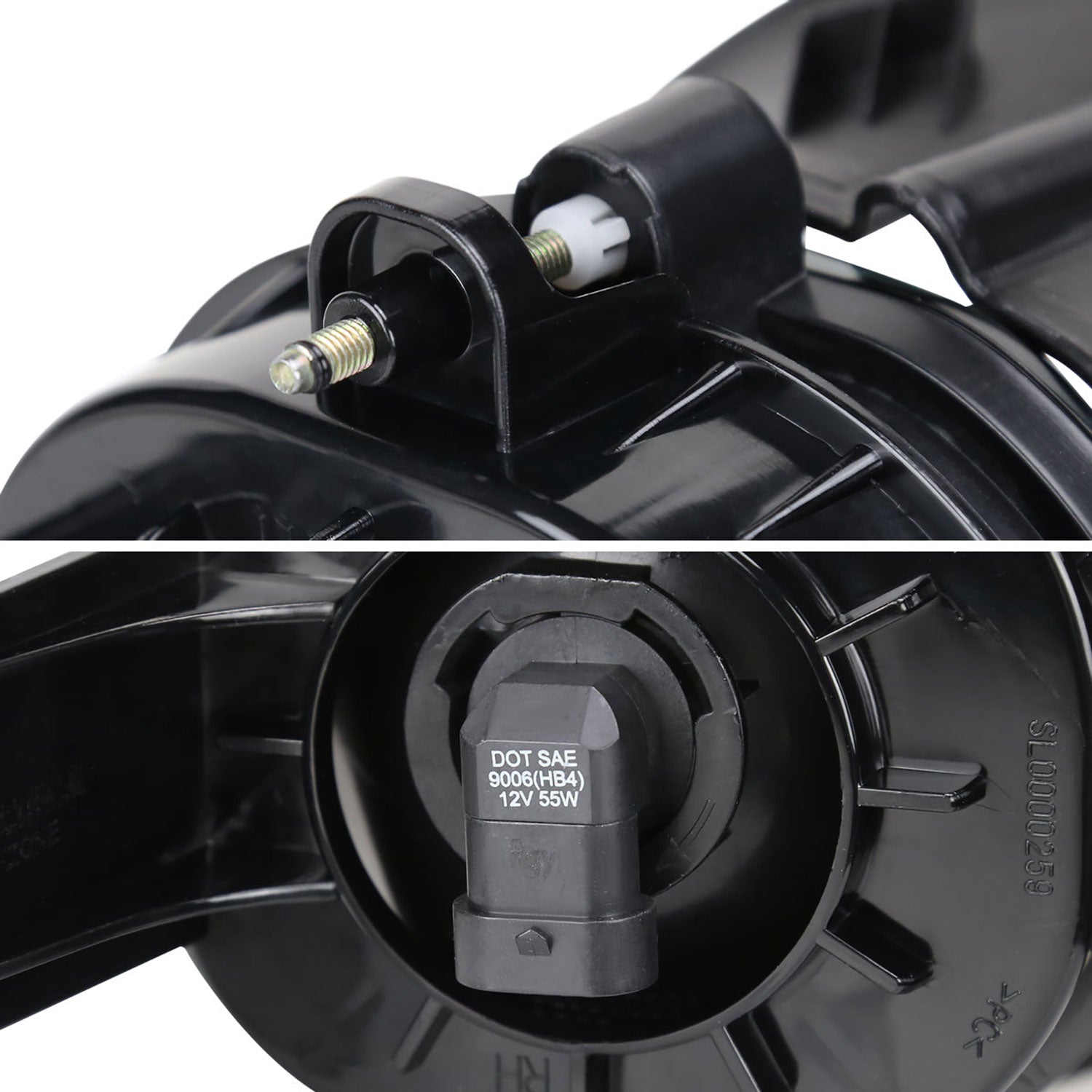 2002-2009 Dodge RAM 1500/2500/3500 9006 Fog Lights Chrome Housing/Smoke Lens