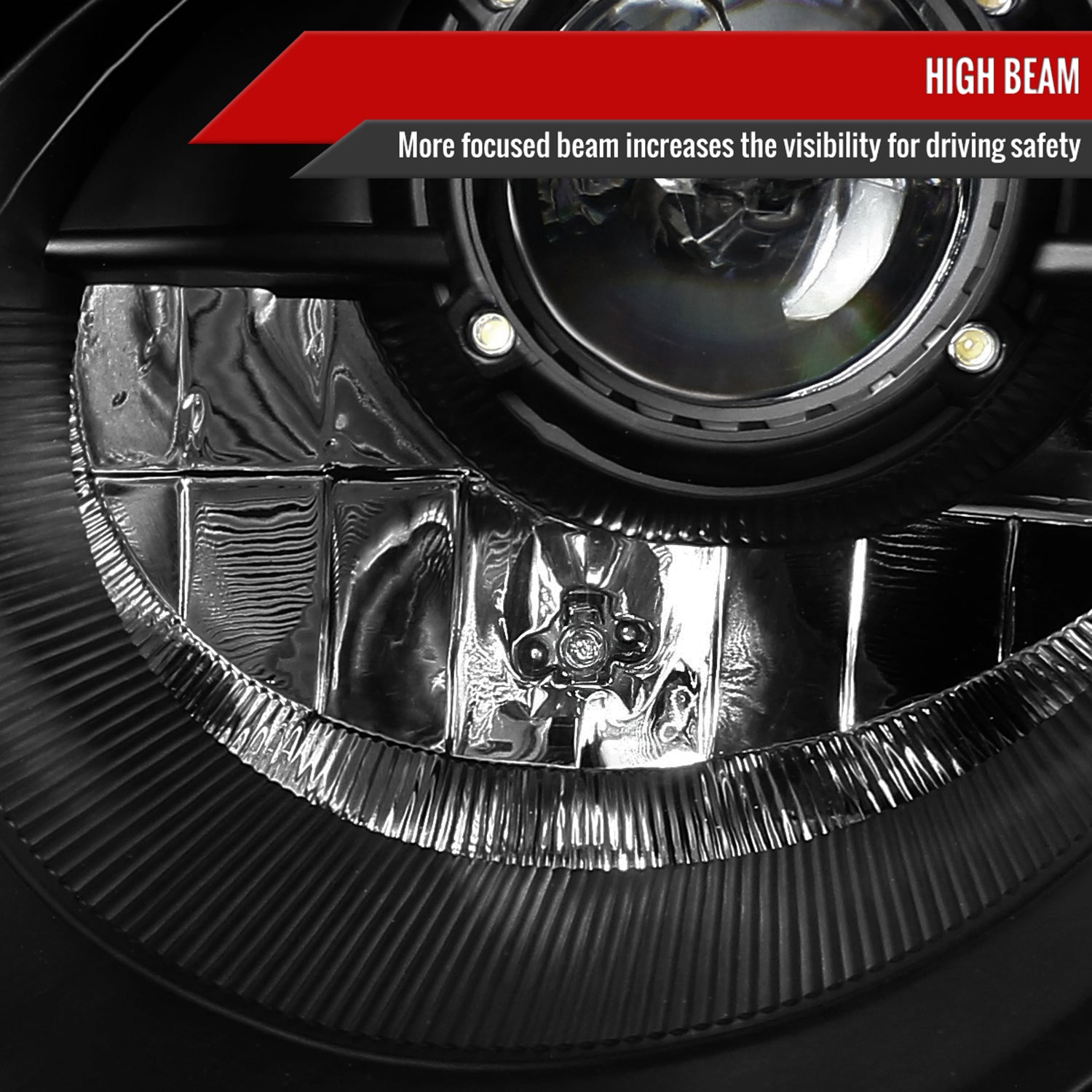 1997-2004 Porsche Boxster 986/911 996 LED Light Headlights Signal Lights Black