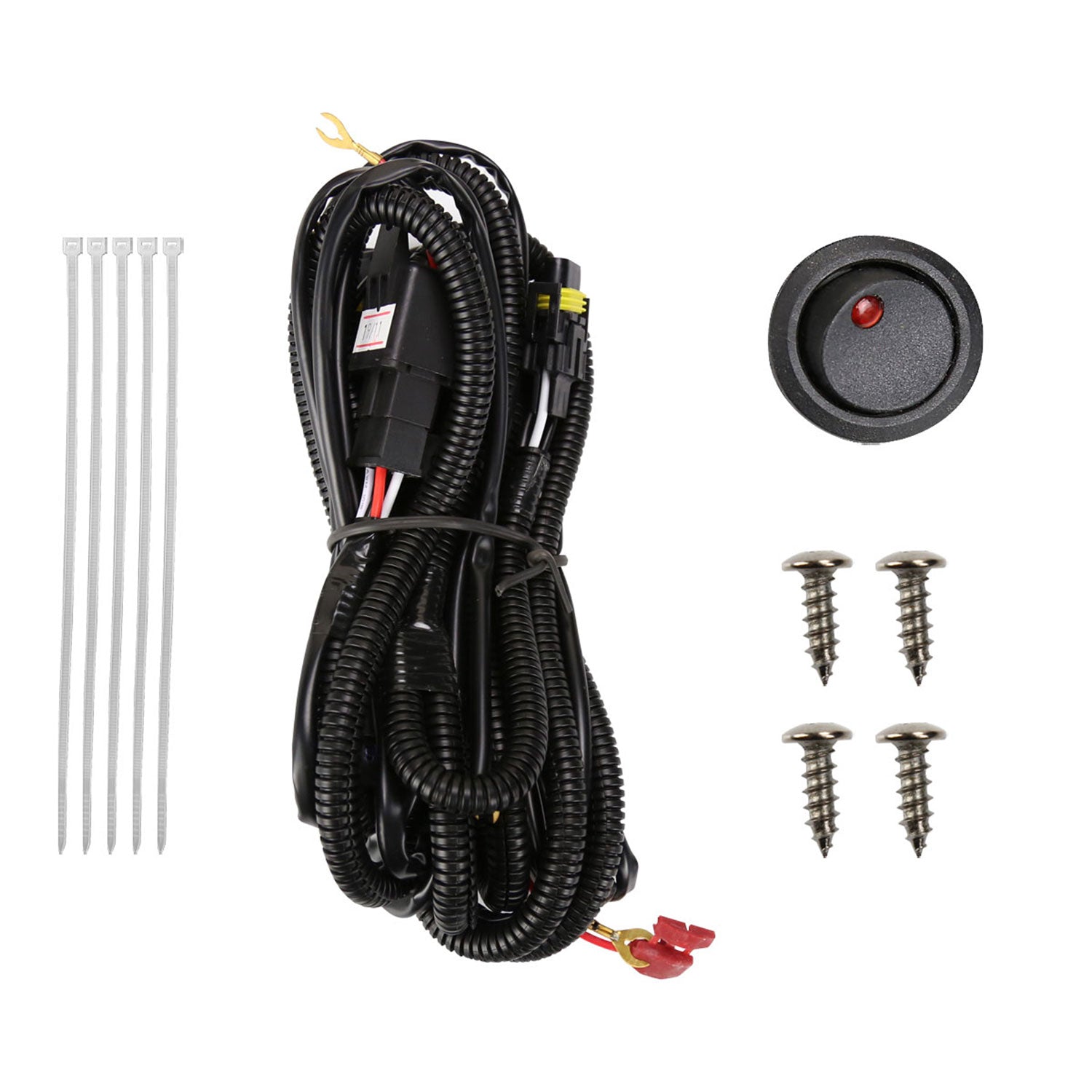 2017-2020 Jeep Compass H8 Fog Lights Kit Chrome Housing/Clear Lens