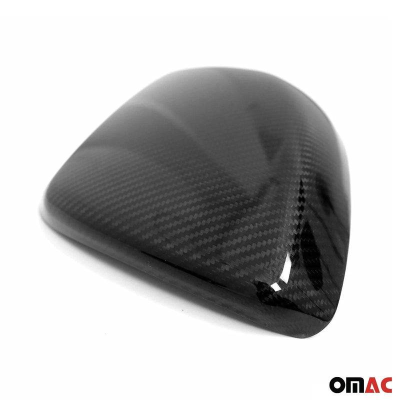 2016-2024 Mercedes Metris Side Mirror Cover Caps Carbon Fiber Black 2Pcs