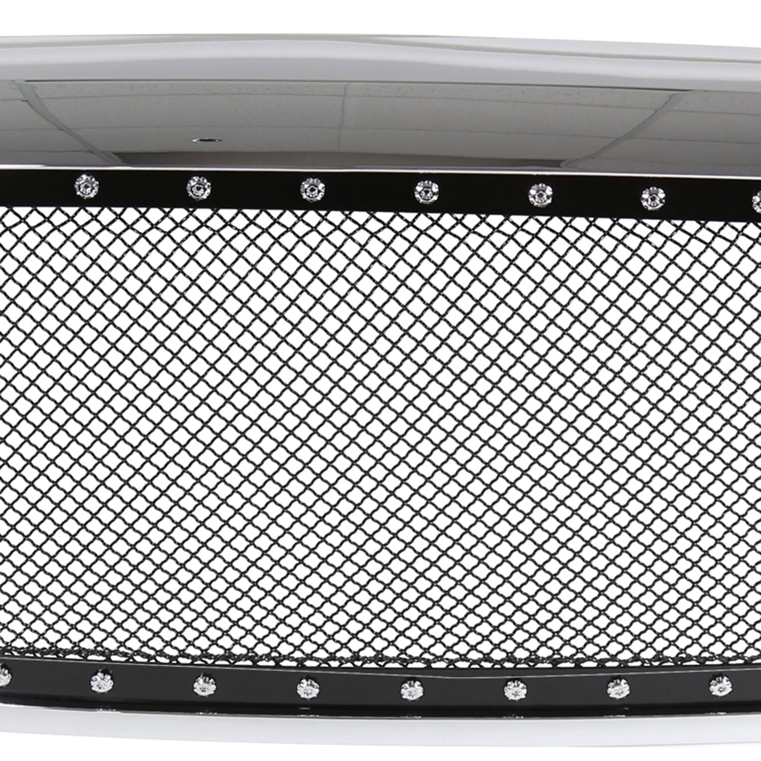 2006-2008 Dodge RAM Chrome ABS Rivet Style Grille w/ Stainless Steel Mesh