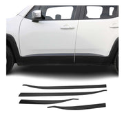 2015-2024 Jeep Renegade Side Door Molding Trim Skirt Garnish Carbon Fiber 4x