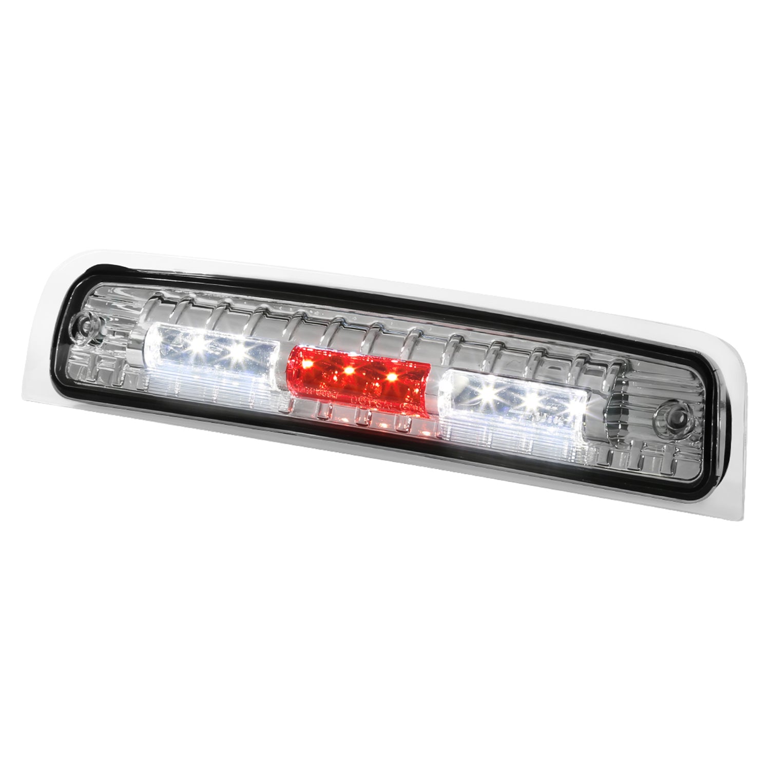 2009-2013 Dodge RAM SMD LED 3rd Brake Light Chrome Housing/Clear Lens