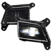 2019-2022 Chevy Silverado 1500 LED Fog Lights Kit Chrome Housing/Smoke Lens