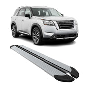2022-2025 Nissan Pathfinder Running Board Nerf Bar Side Step Silver 2 Pcs