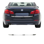 2011-2016 BMW 5 Series F10 Sedan Rear Trunk Lid Molding Trim Brushed Stainless Steel