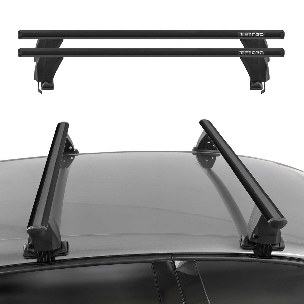 2013-2017 Ford C-Max Roof Rack Cross Bars Black