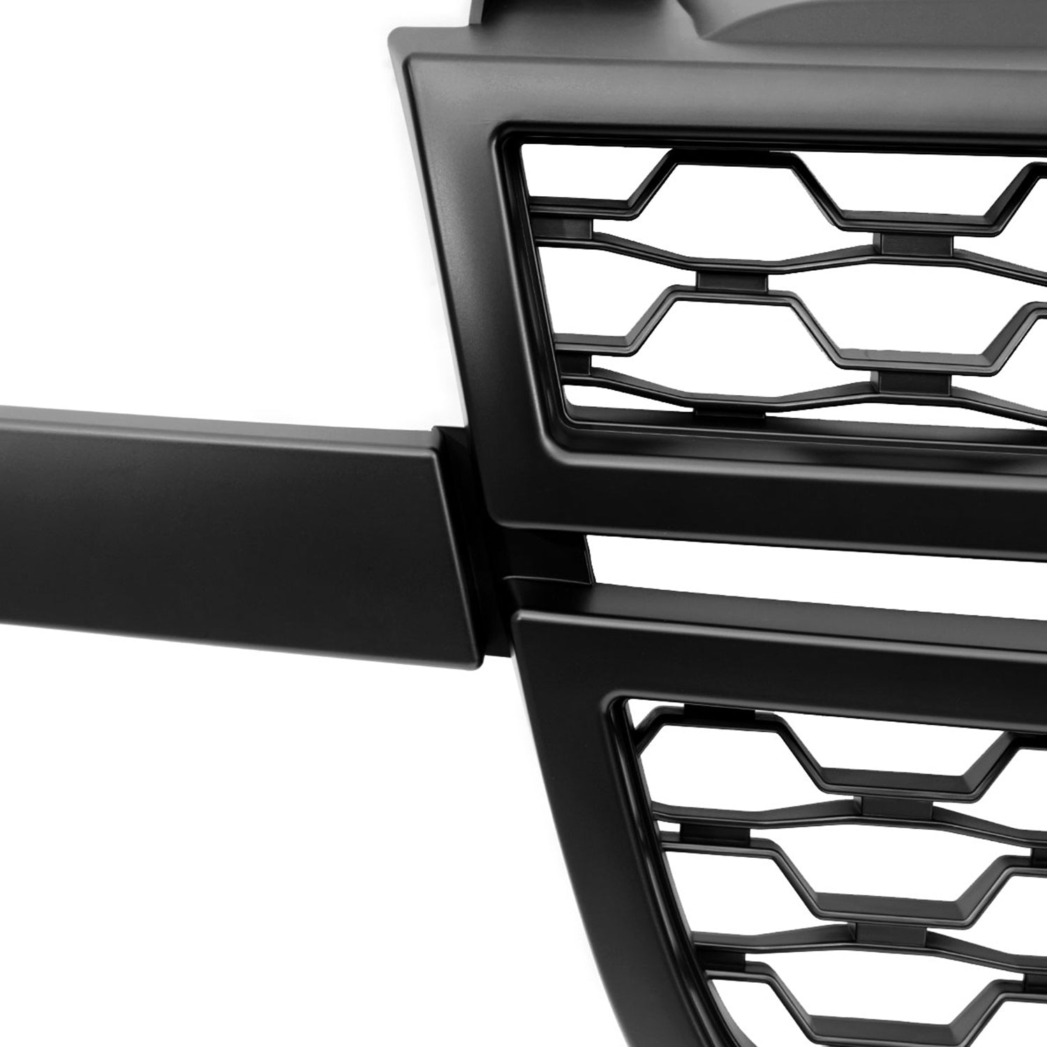 2005-2006 Chevy Silverado 2500HD/3500HD Black Honeycomb Front Hood Grille
