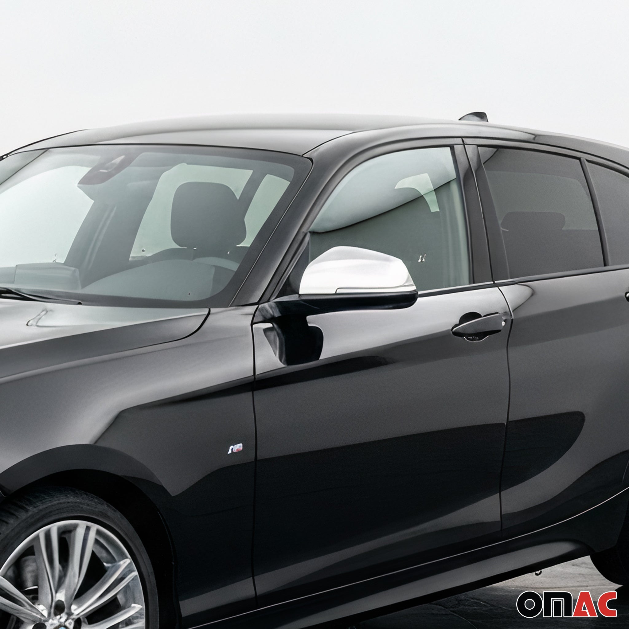 2016-2019 BMW X1 2016-2018 / X2 2018-2019 / 2 Series Gran Tourer Side Mirror Cover Caps Chrome Silver