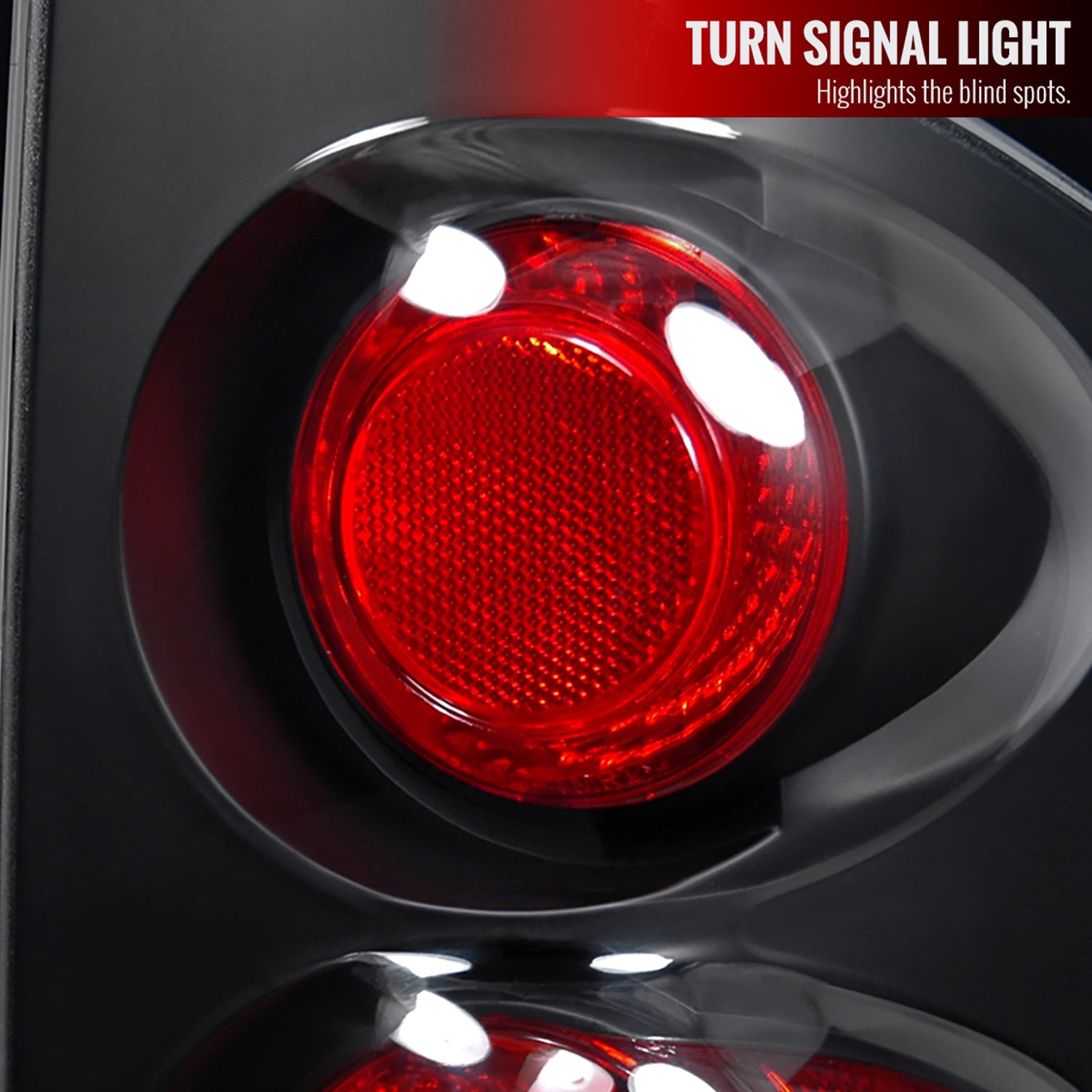 2002-2006 Dodge RAM Tail Lights Matte Black Housing/Clear Lens