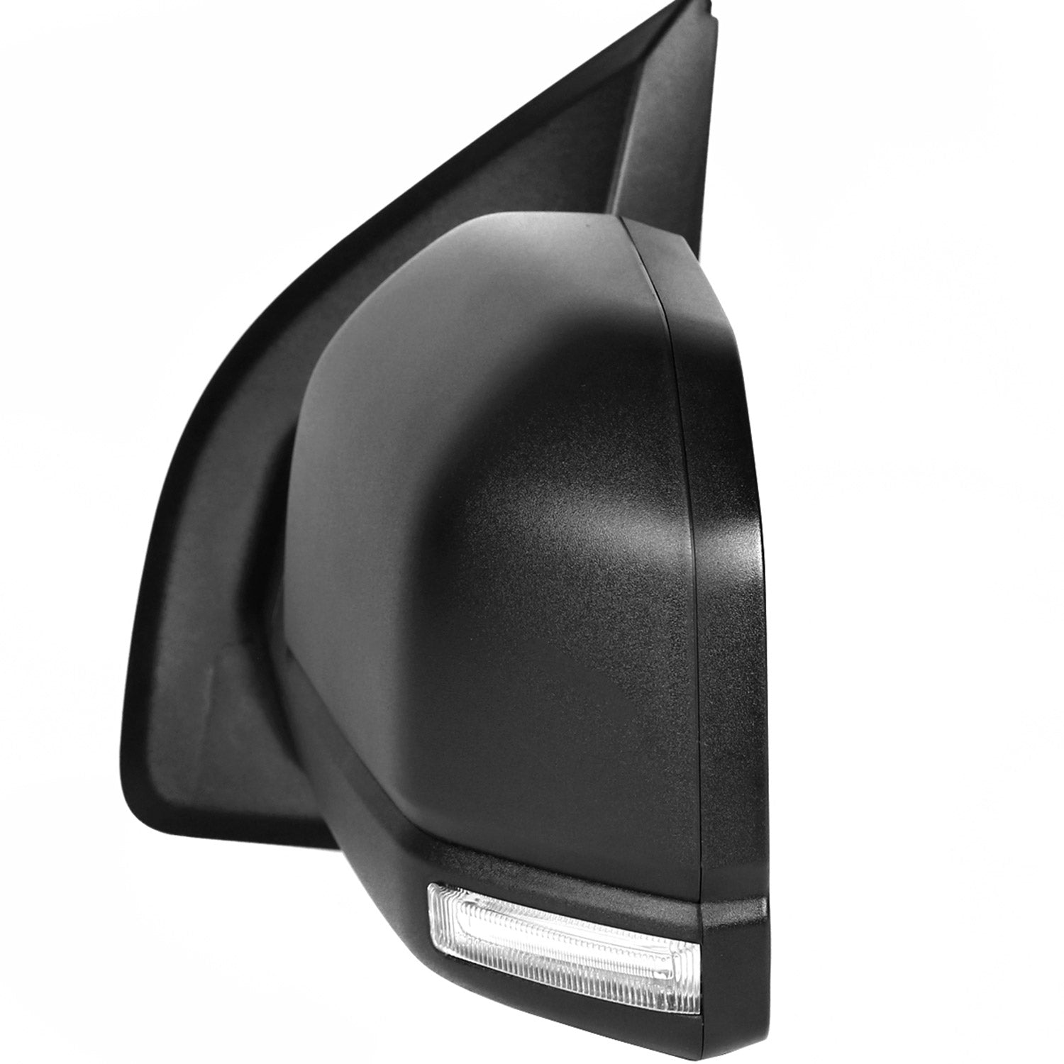 2015-2020 Ford F-150 Black Heated Side Mirror LED Turn Signal Driver Side