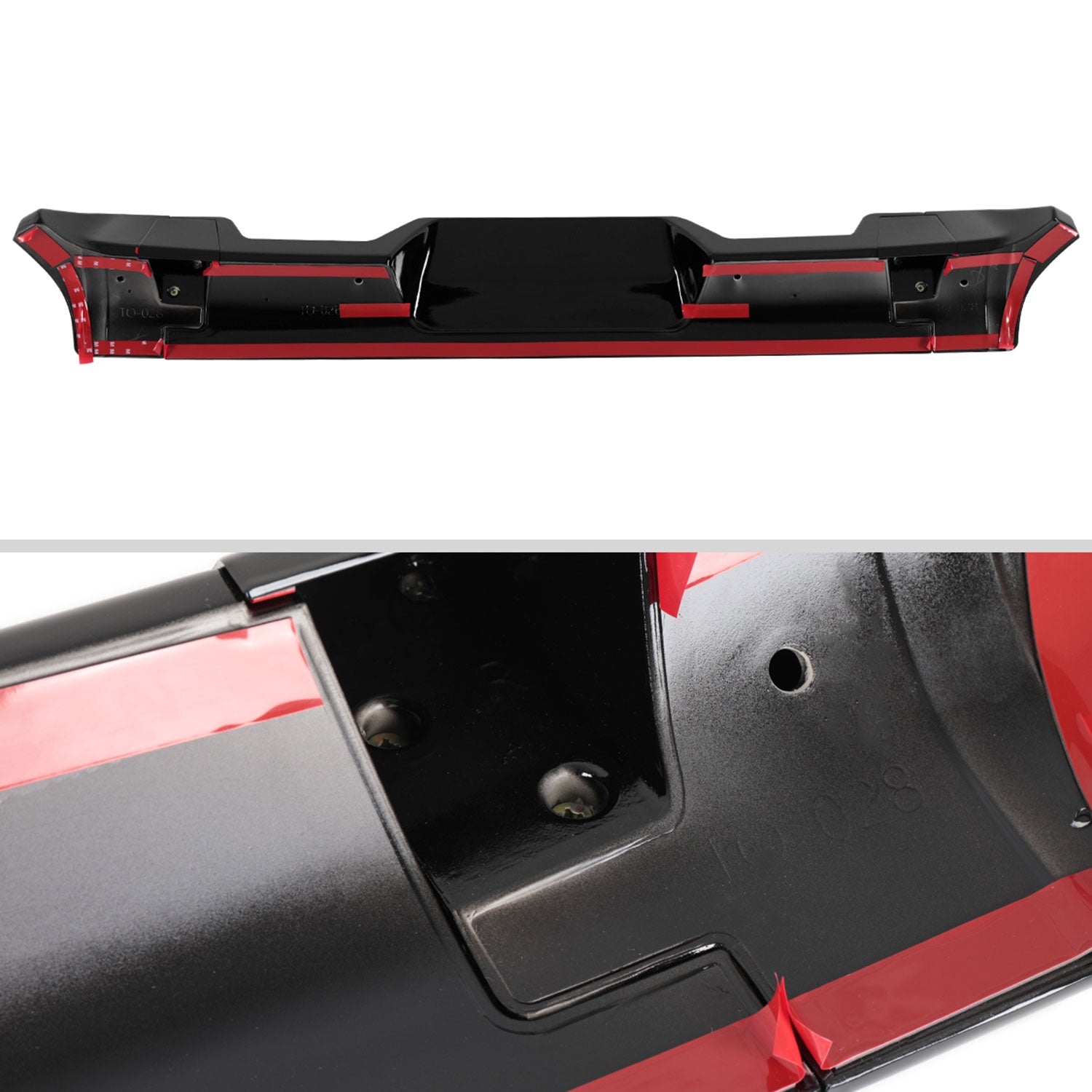 2007-2013 Toyota Tundra Rear Roof Glossy Black Truck Spoiler Wing Kit
