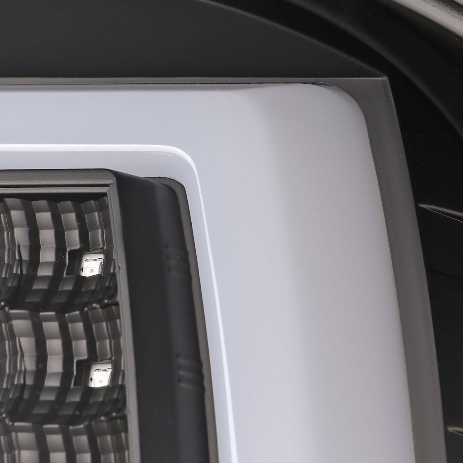 2007-2013 GMC Sierra 1500 2500HD 3500HD C-Bar LED Tail Lights Matt Black