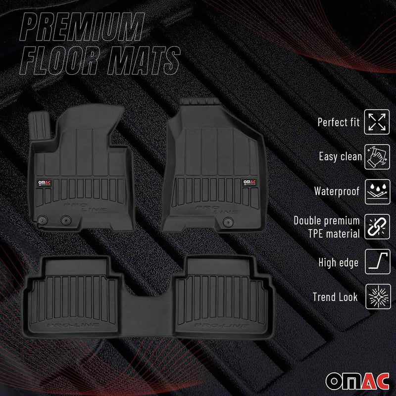 2010-2015 Hyundai Tucson Premium Floor Mats Liners Full Set All Weather Heavy Duty