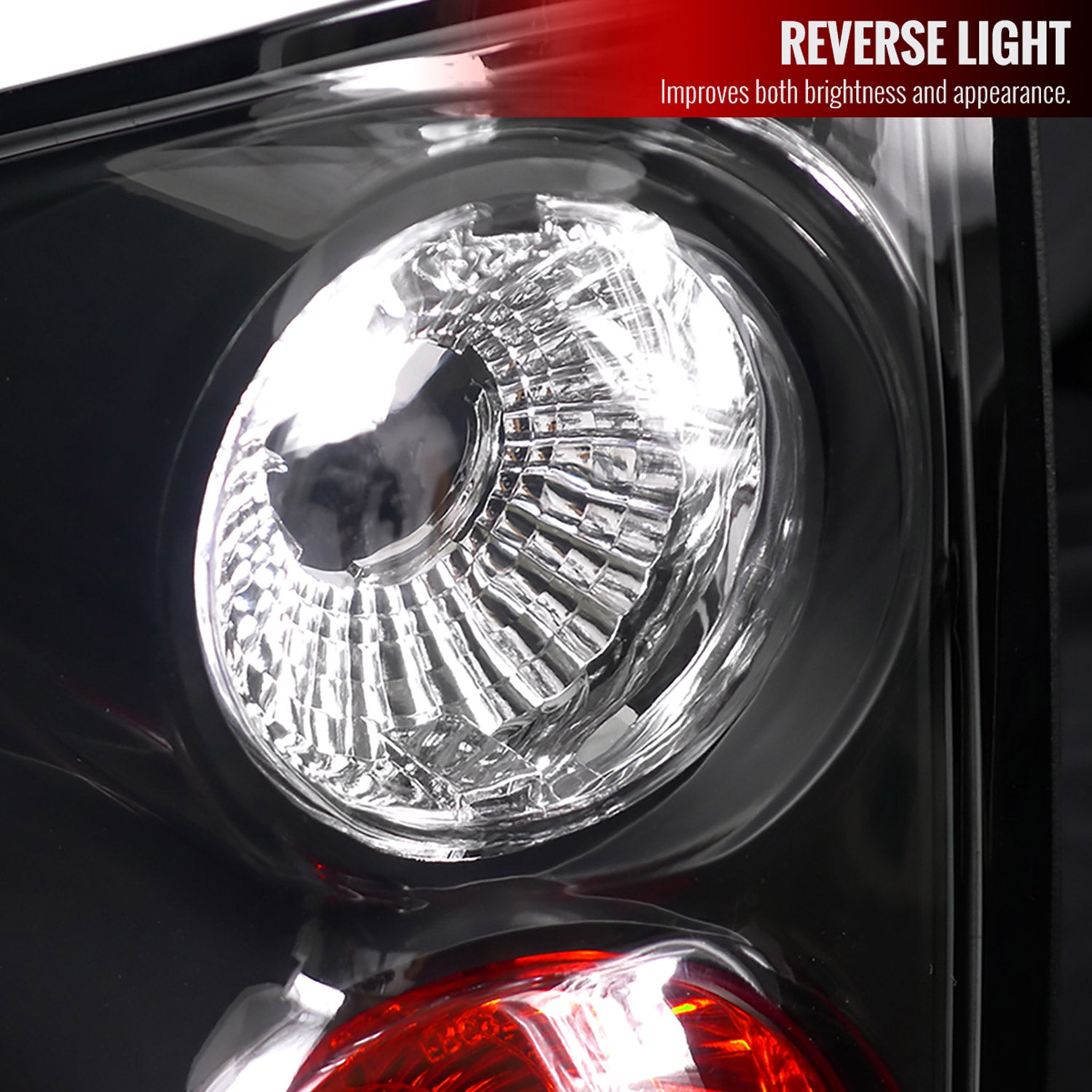 1994-2004 Chevy S10/ GMC Sonoma/ Isuzu Hombre Tail Lights Matte Black/Clear