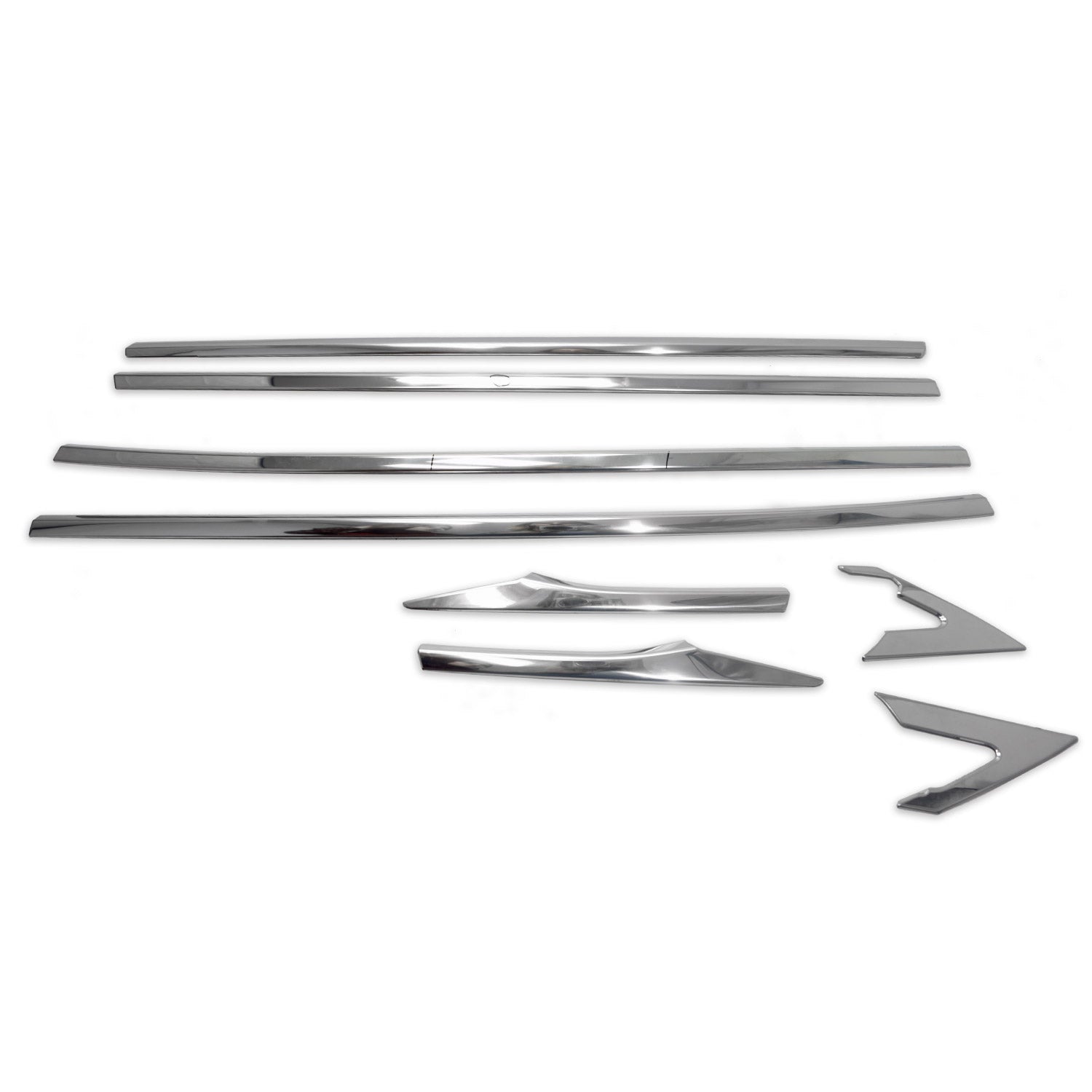 2016-2021 Honda Civic Sedan Window Molding Trim Streamer Stainless Steel