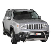 2015-2018 Jeep Renegade Bull Bar Push Front Bumper Grille Silver