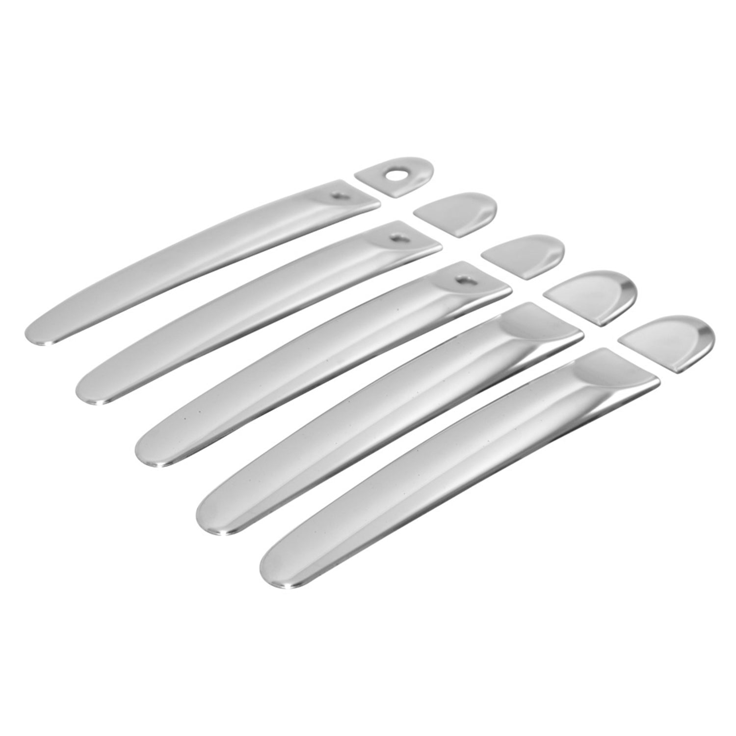 2009-2014 Nissan Cube Car Door Handle Cover Protector Stainless Steel Chrome Sensor