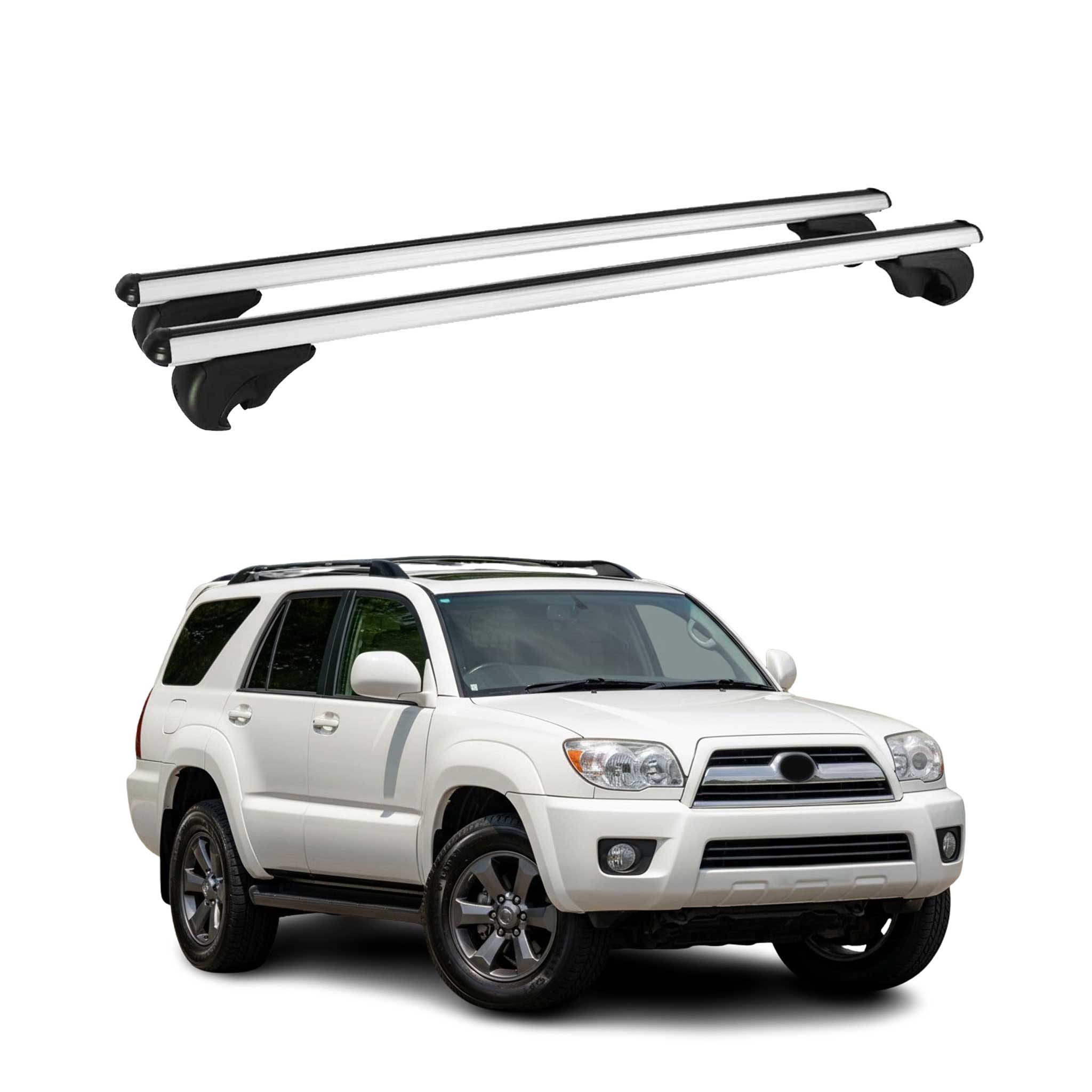 2006-2009 Toyota 4Runner Roof Rack Cross Bars Silver