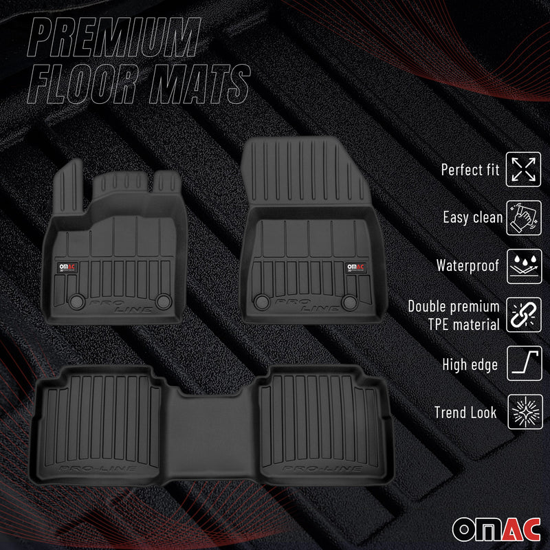 2022-2024 Nissan Rogue Premium Floor Mats Liners Full Set All Weather Heavy Duty