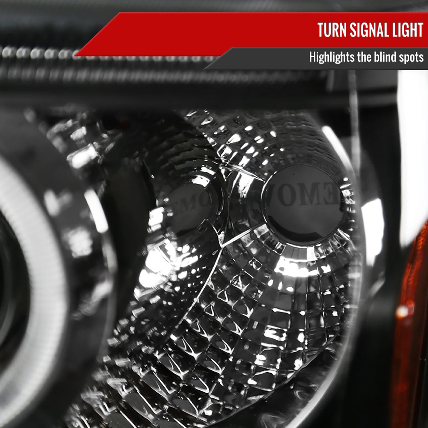 1999-2004 Jeep Grand Cherokee Dual Halo Projector Headlights Matte Black/Clear