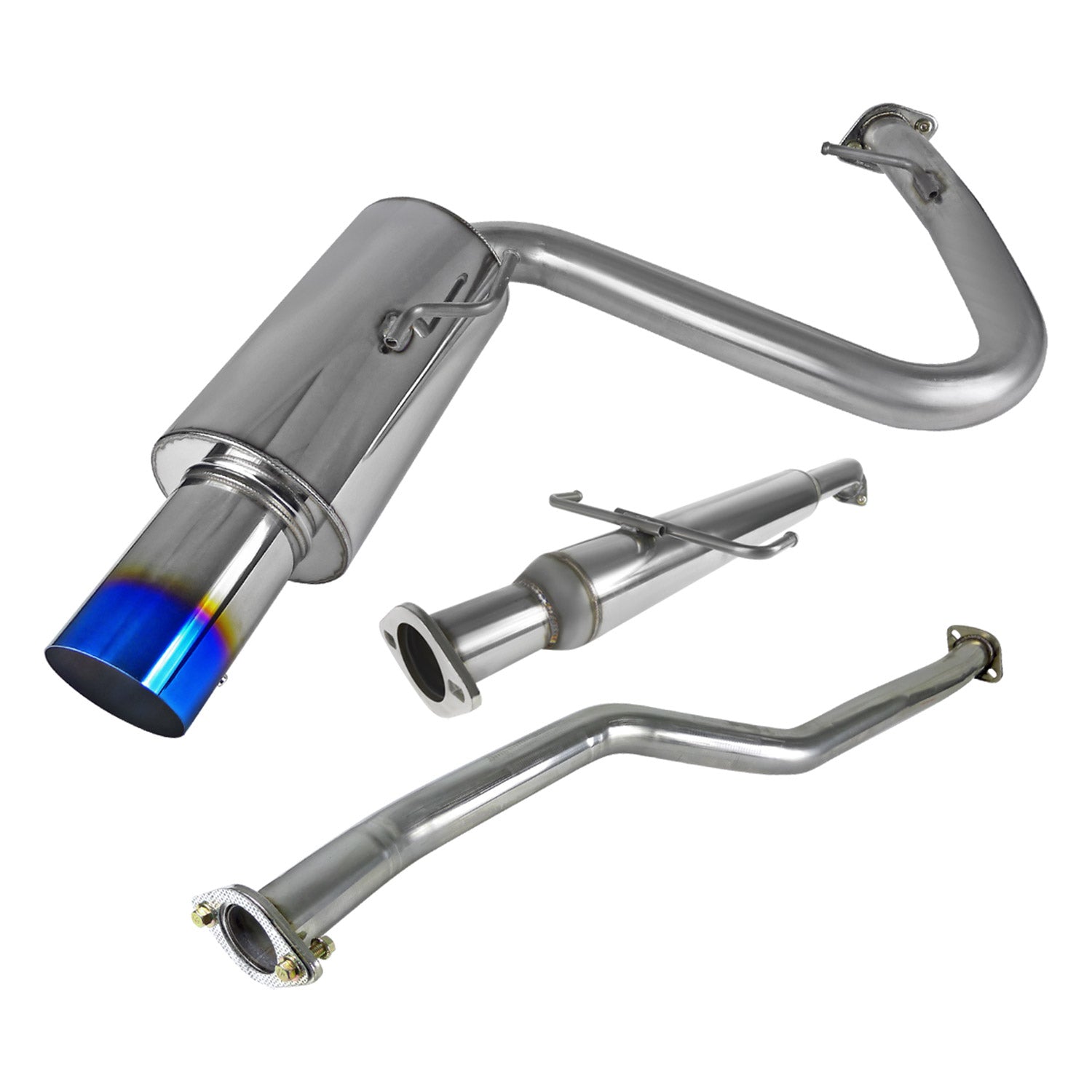 2005-2010 Scion tC T-304 S.Steel N1 Style Catback Exhaust System w/ Burnt Tip