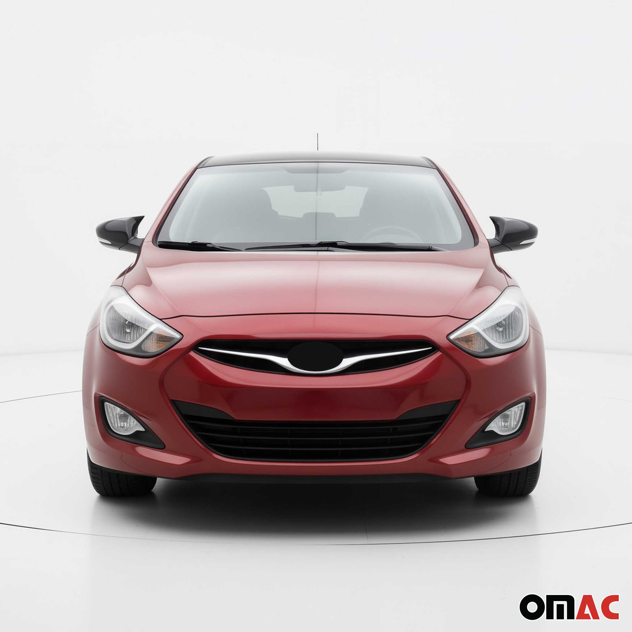 2017-2020 Hyundai Elantra Side Mirror Cover Caps Piano Black 2 Pcs