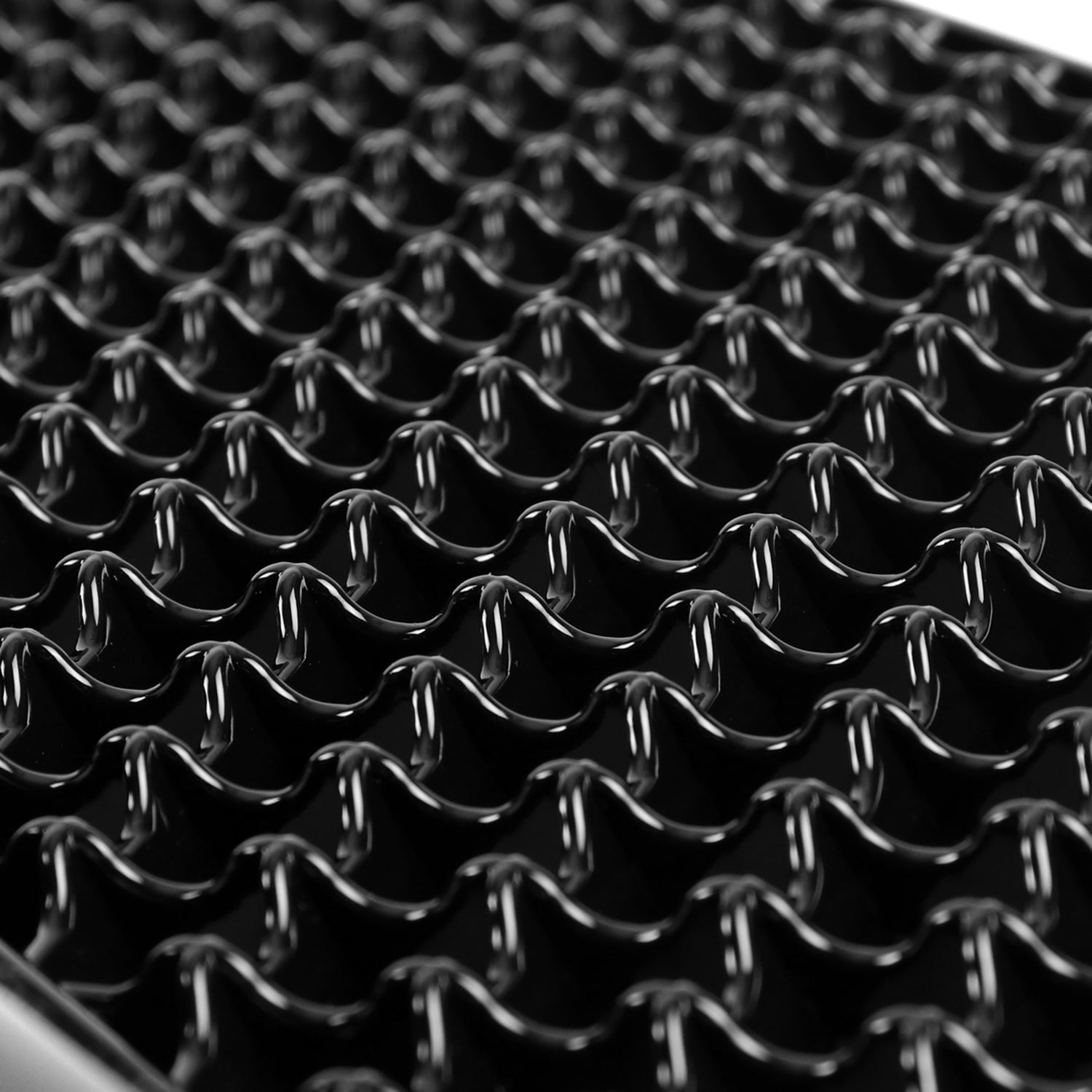 2002-2007 GMC Envoy Glossy Black ABS Mesh Grille