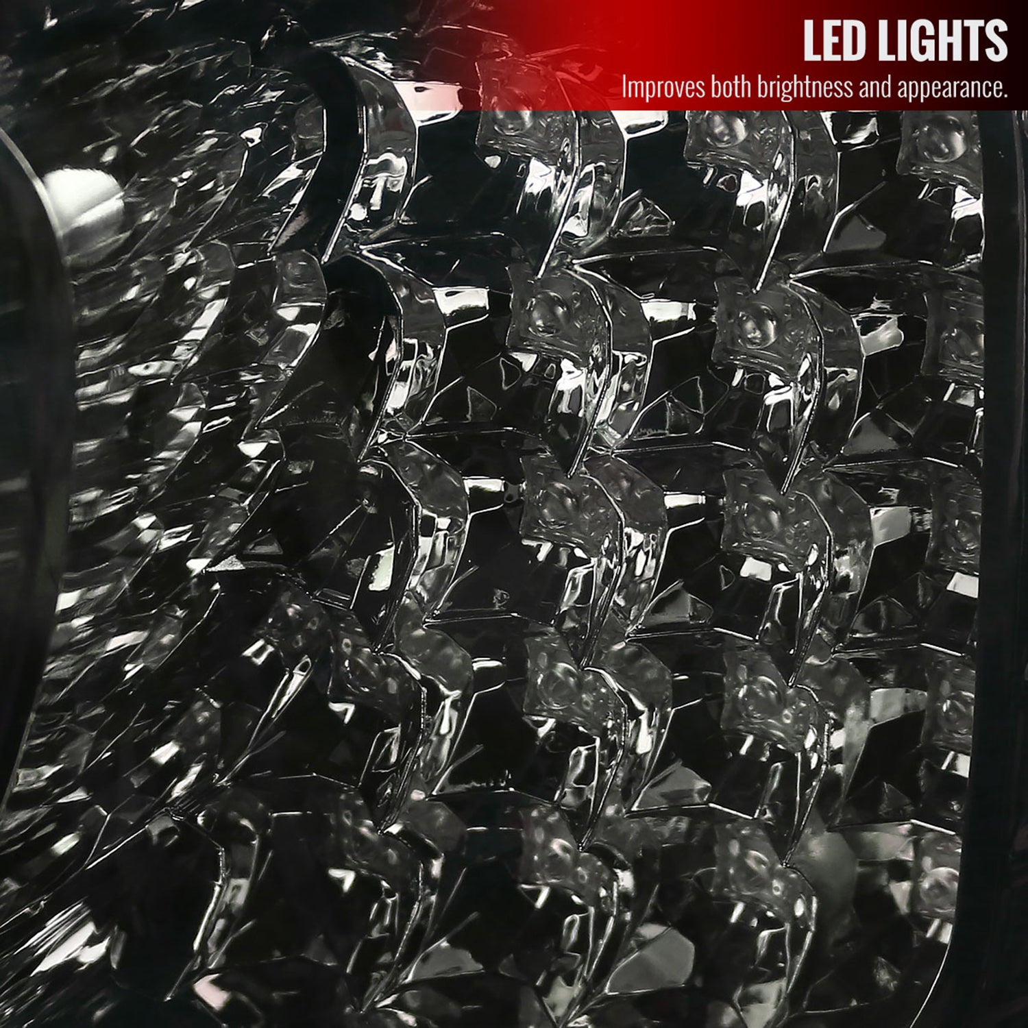 1998-2005 Lexus GS300/GS400/GS430 LED Tail & Trunk Lights Chrome/Red Smoke