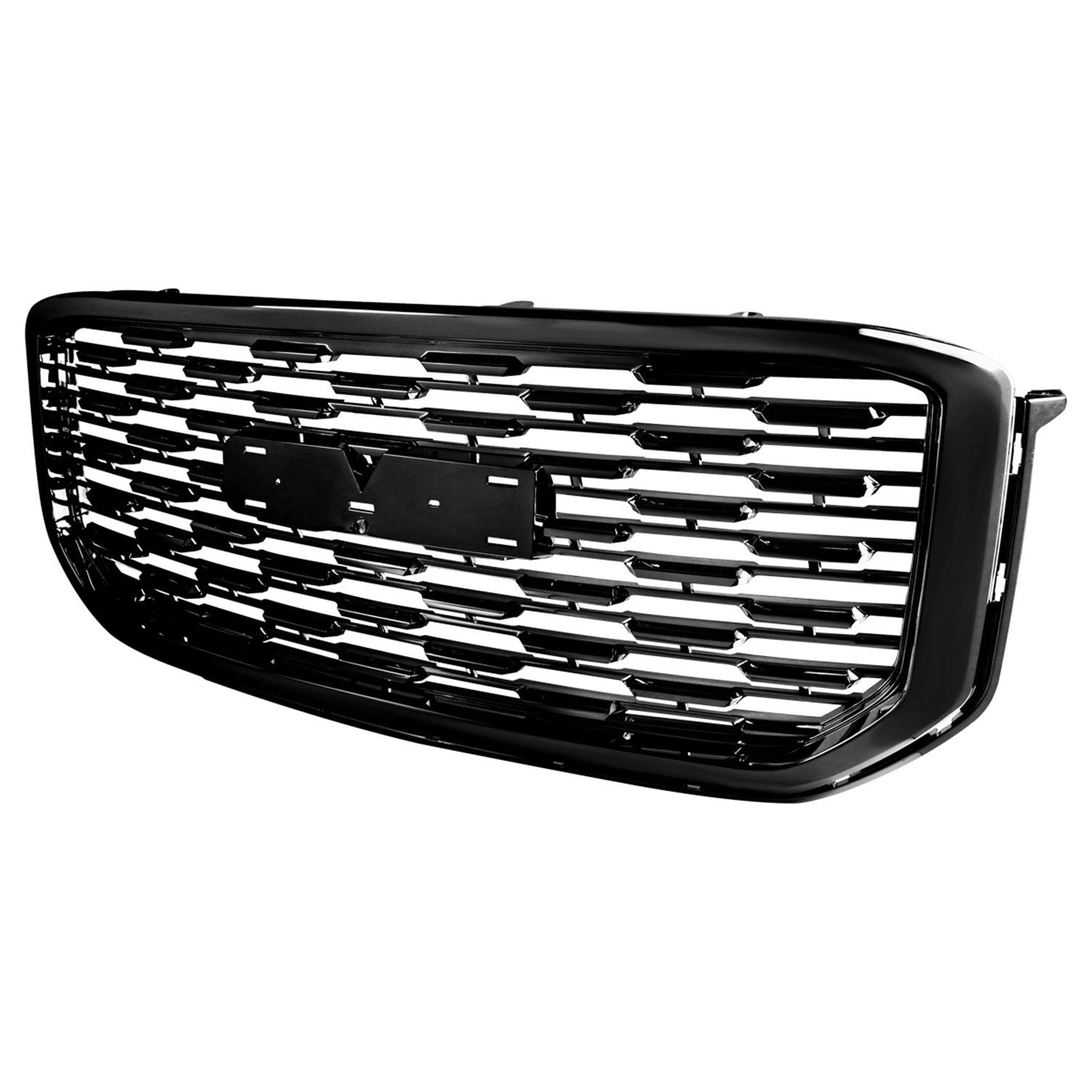 2015-2020 GMC Yukon/Yukon XL Glossy Black ABS Denali Style Mesh Grille