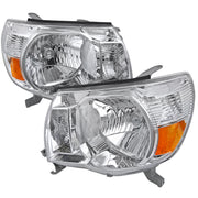 2005-2011 Toyota Tacoma Factory Style Headlights Chrome Housing/Clear Lens
