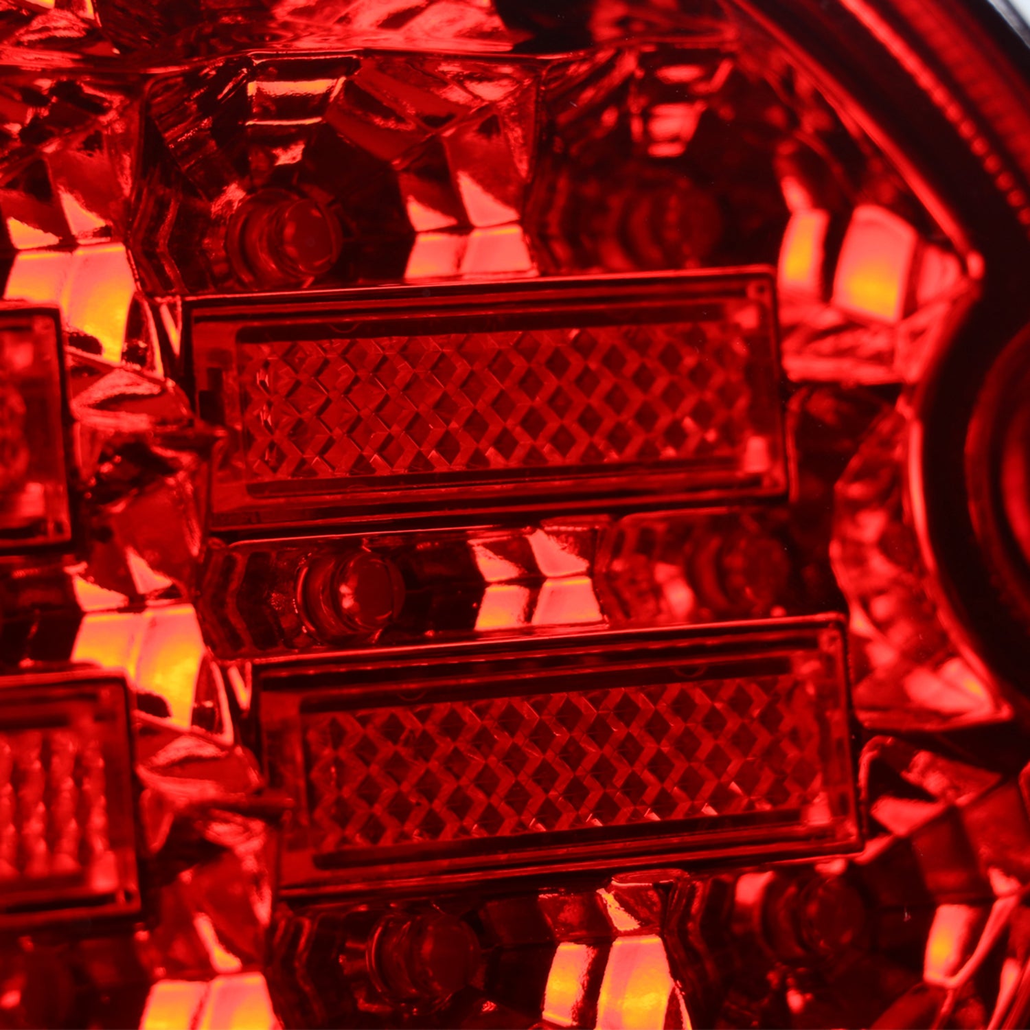 1997-2004 Chevrolet Corvette C5 LED Tail Lights Chrome Housing/Red Lens