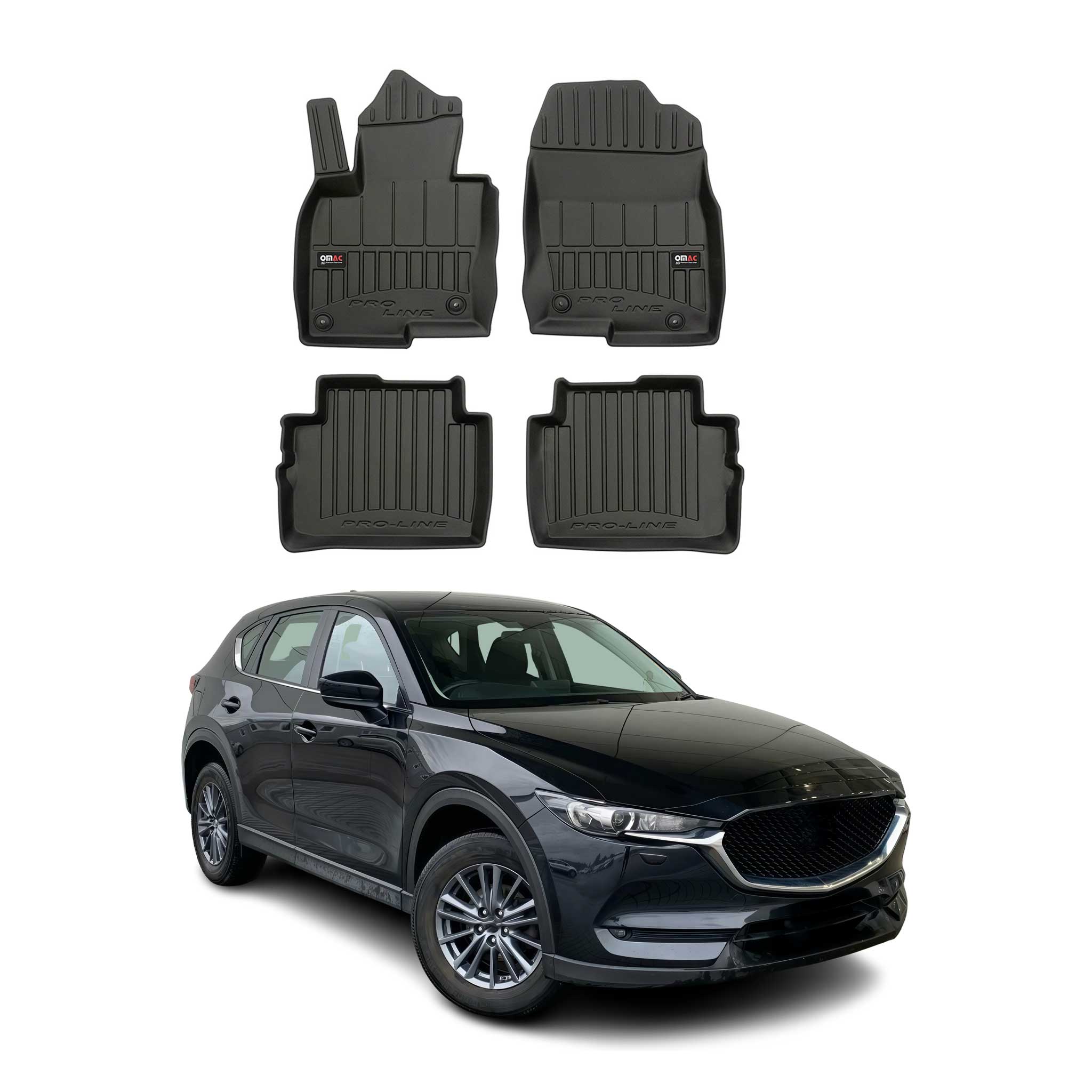 2017-2025 Mazda CX-5 Premium Floor Mats Liners Full Set All Weather Heavy Duty