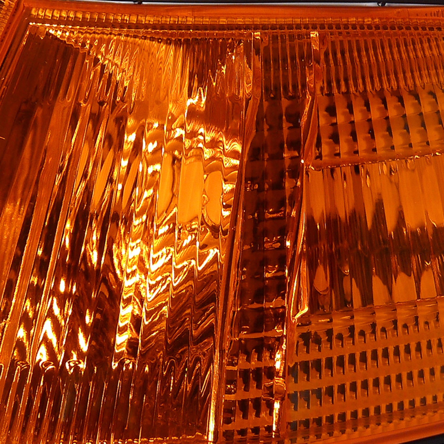 1990-1991 Honda Civic 2/3DR Corner Lights Chrome Housing/Amber Lens