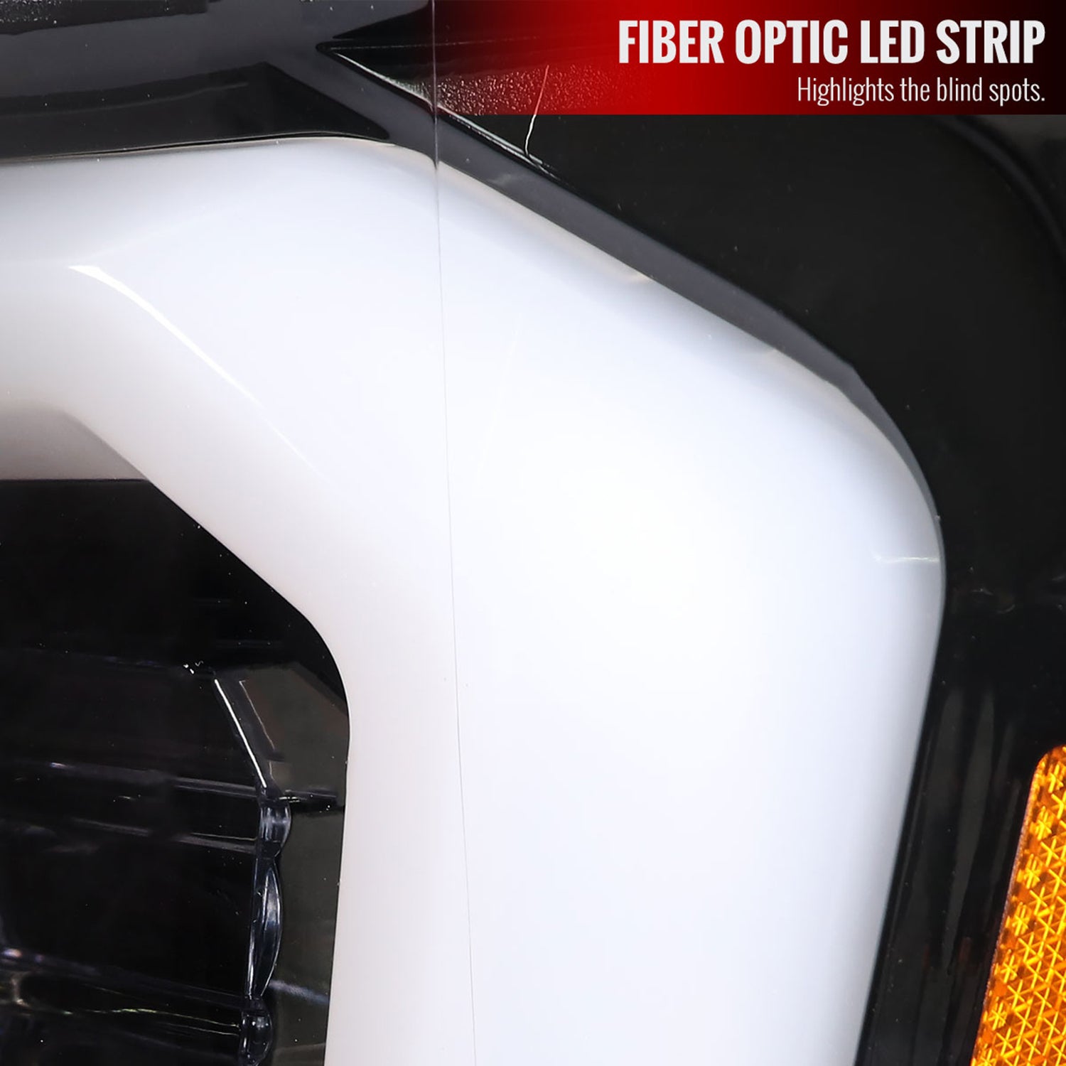 2007-2013 Chevy Avalanche/ 07-2014 Tahoe Suburban LED C-Bar Headlights Jet Black