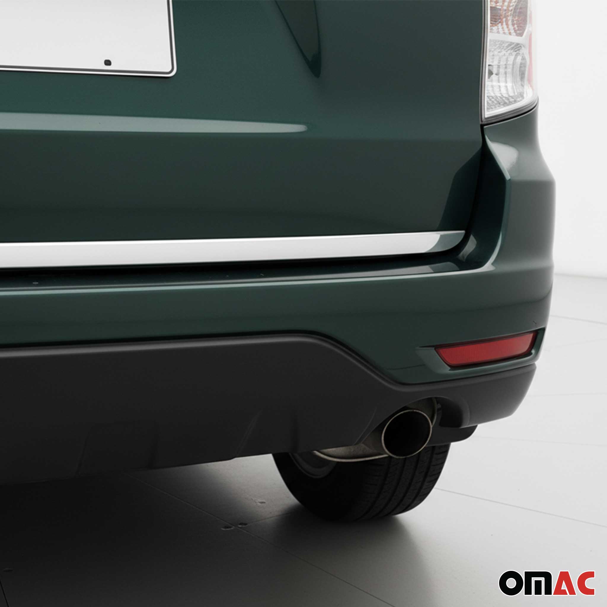 2009-2013 Subaru Forester Rear Trunk Molding Trim Stainless Steel Silver