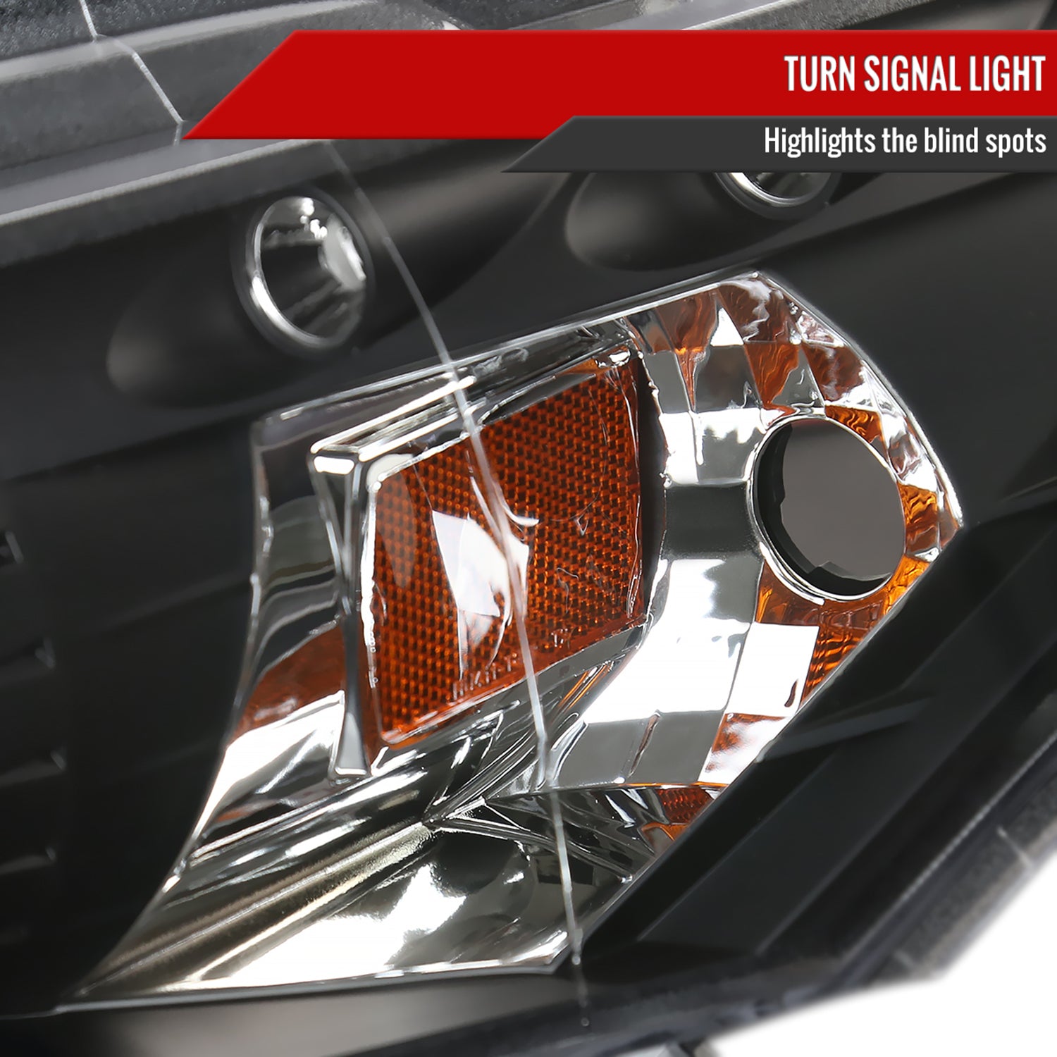 2008-2012 Honda Accord Coupe Dual Halo Projector Headlights Matte Black/Clear