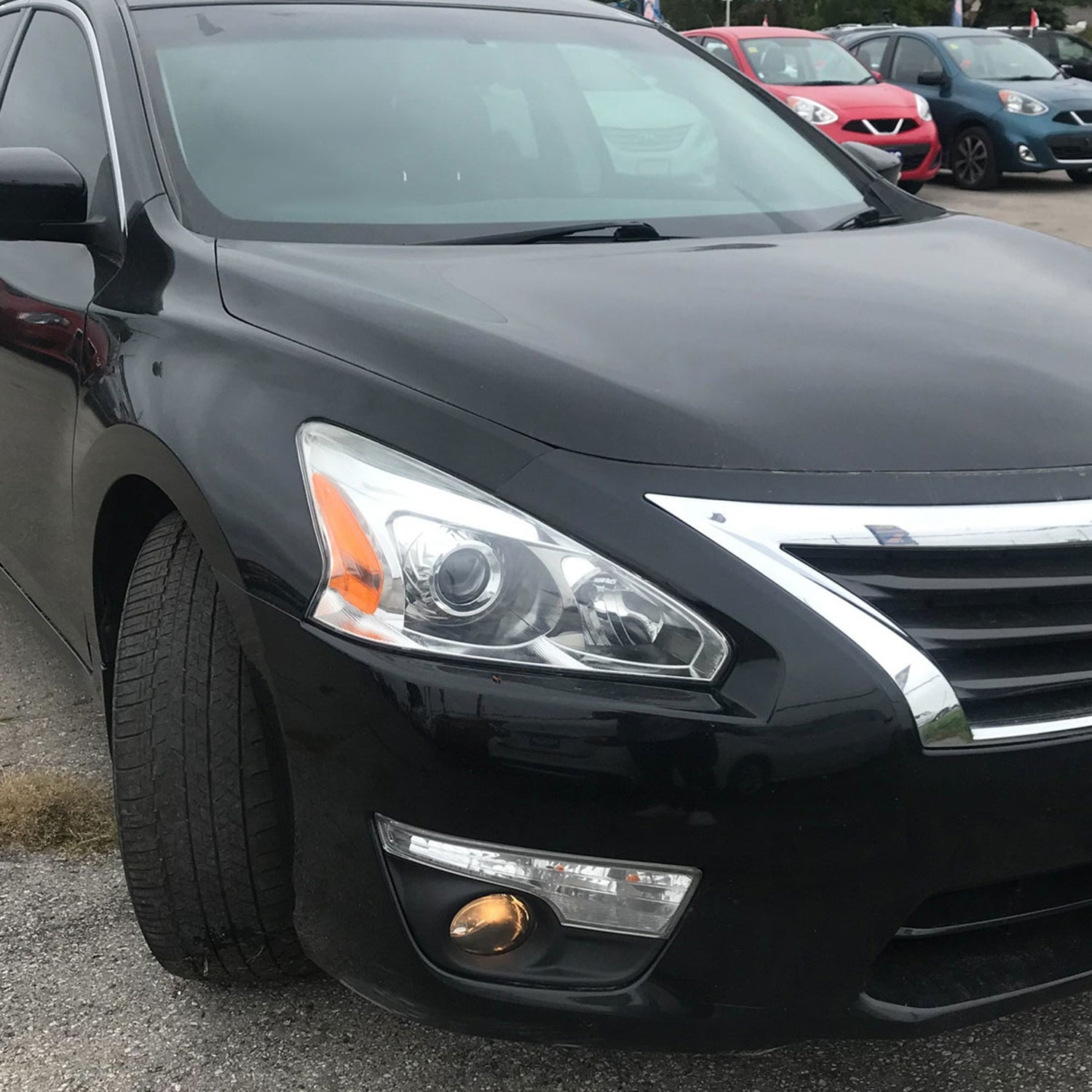 2013-2015 Nissan Altima Projector Headlight Amber Reflector Passenger Side