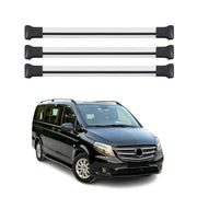 2016-2024 Mercedes Metris Roof Rack Cross Bars Black
