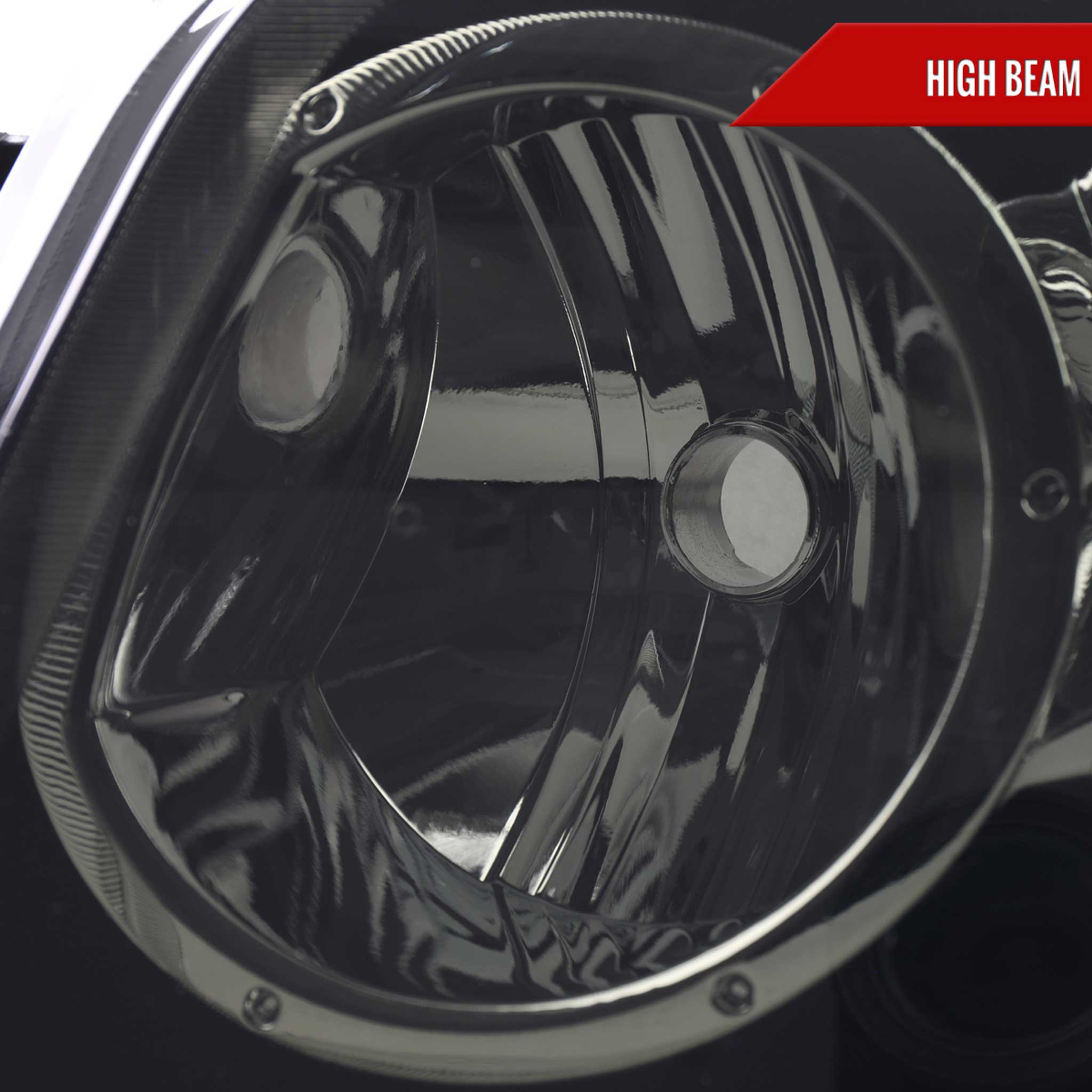 For Toyota Highlander 2001-2003 Factory Style Headlights Chrome Housing Smoked Lens