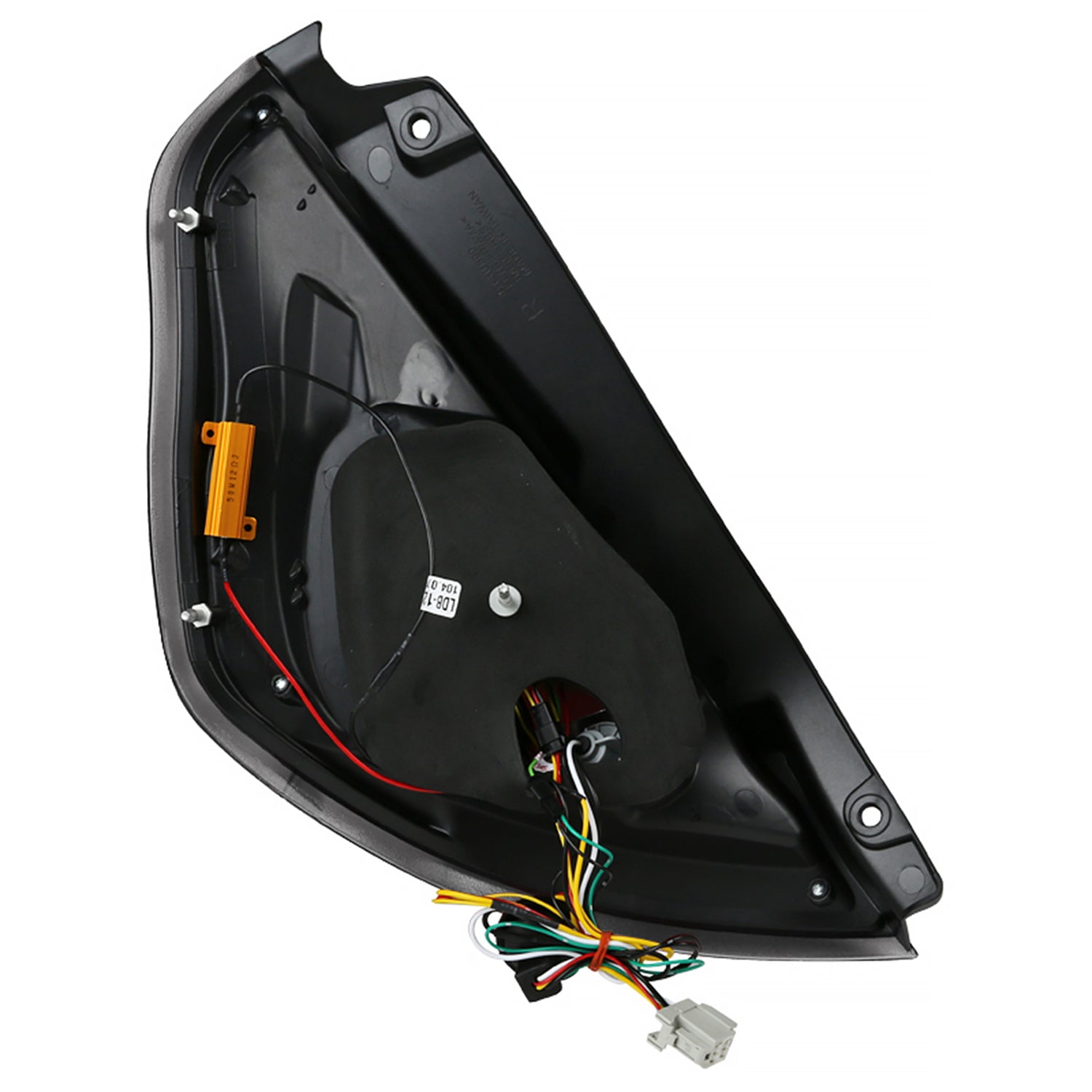 2011-2013 Ford Fiesta Hatchback LED Tail Lights Chrome Housing/Smoke Lens