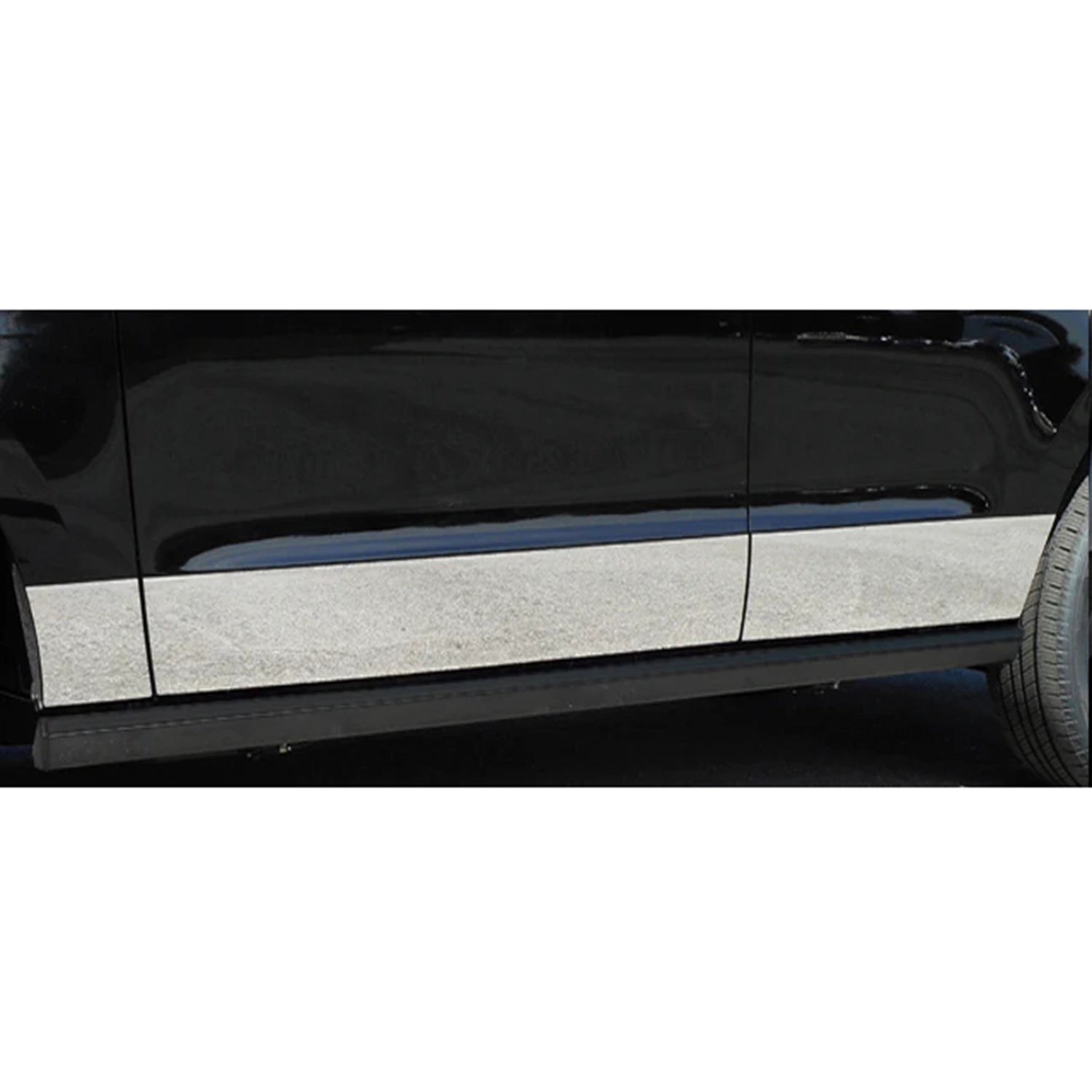 1992-1999 Chevrolet Silverado Extended Cab long bed Stainless Rocker Panel Trim 10Pc