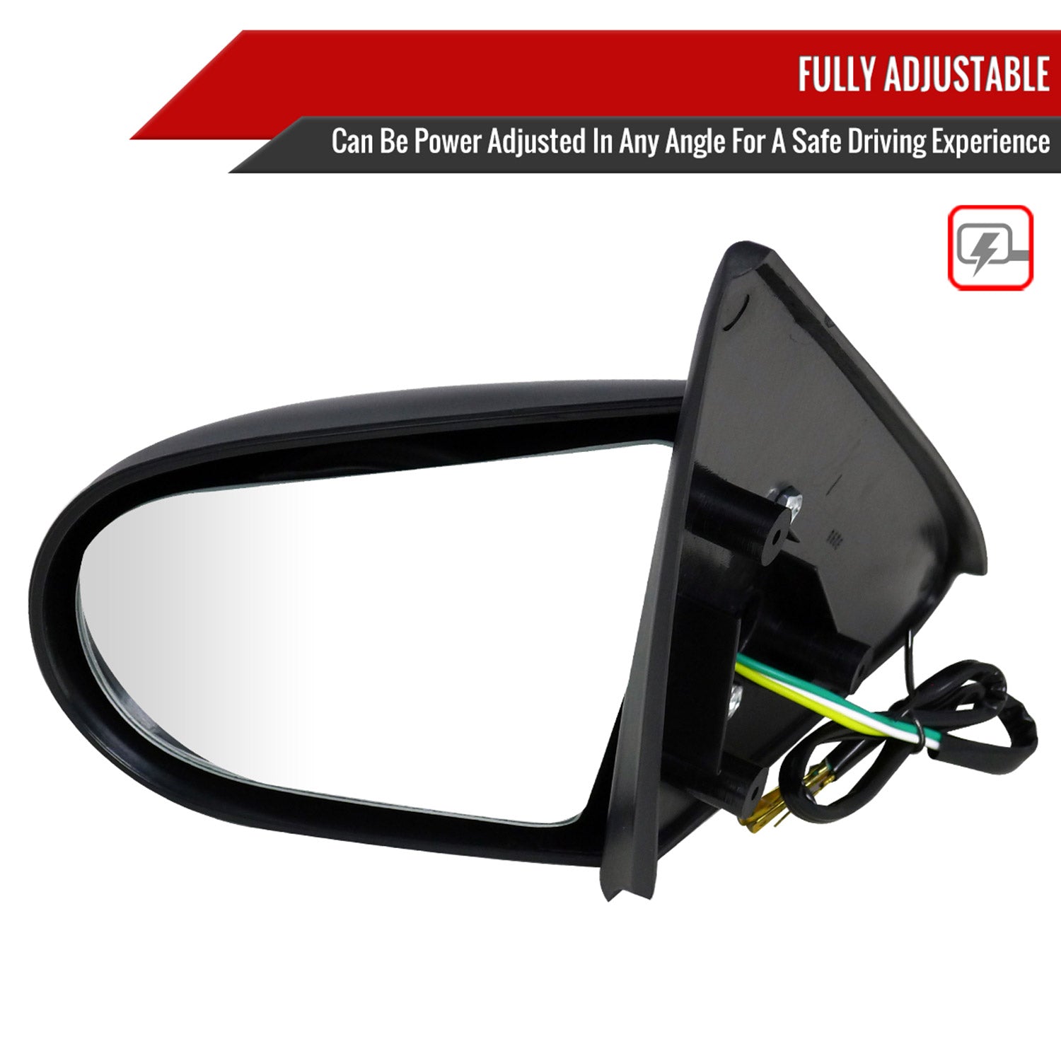 1992-1995 Honda Civic Coupe/Hatchback Black Power Spoon Sport Mirrors